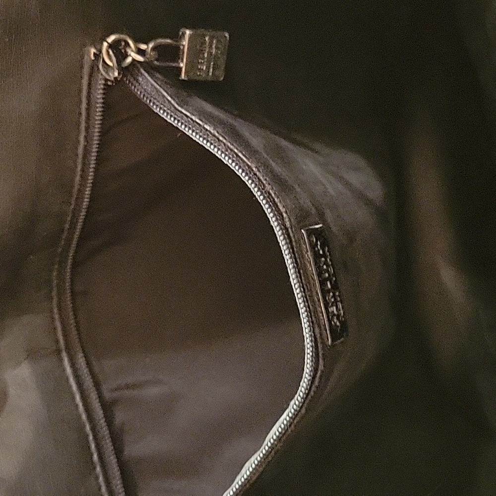 Great Condition Perlina Vintage Black Leather Laptop Bag/Briefcase Tote - Picture 11 of 13